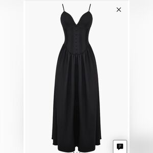 House of CB Lova Black Corset Dress